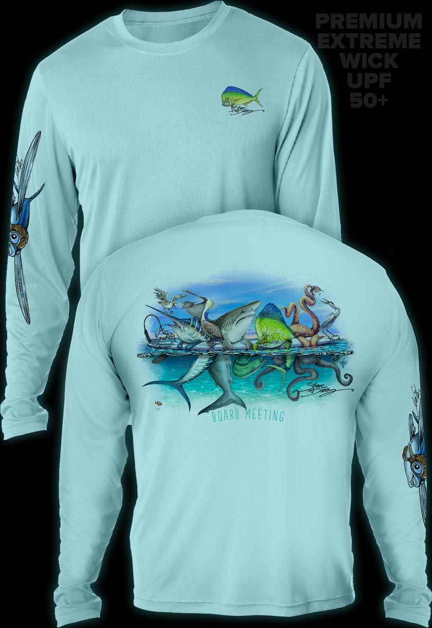 "Board Meeting" Men's Extreme Wick Long Sleeve Performance Shirt ᴜᴘꜰ-ᴛᴇᴇ